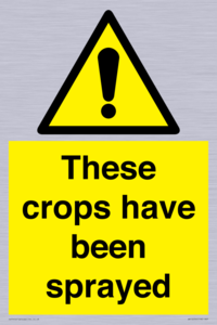 These crops have been sprayed